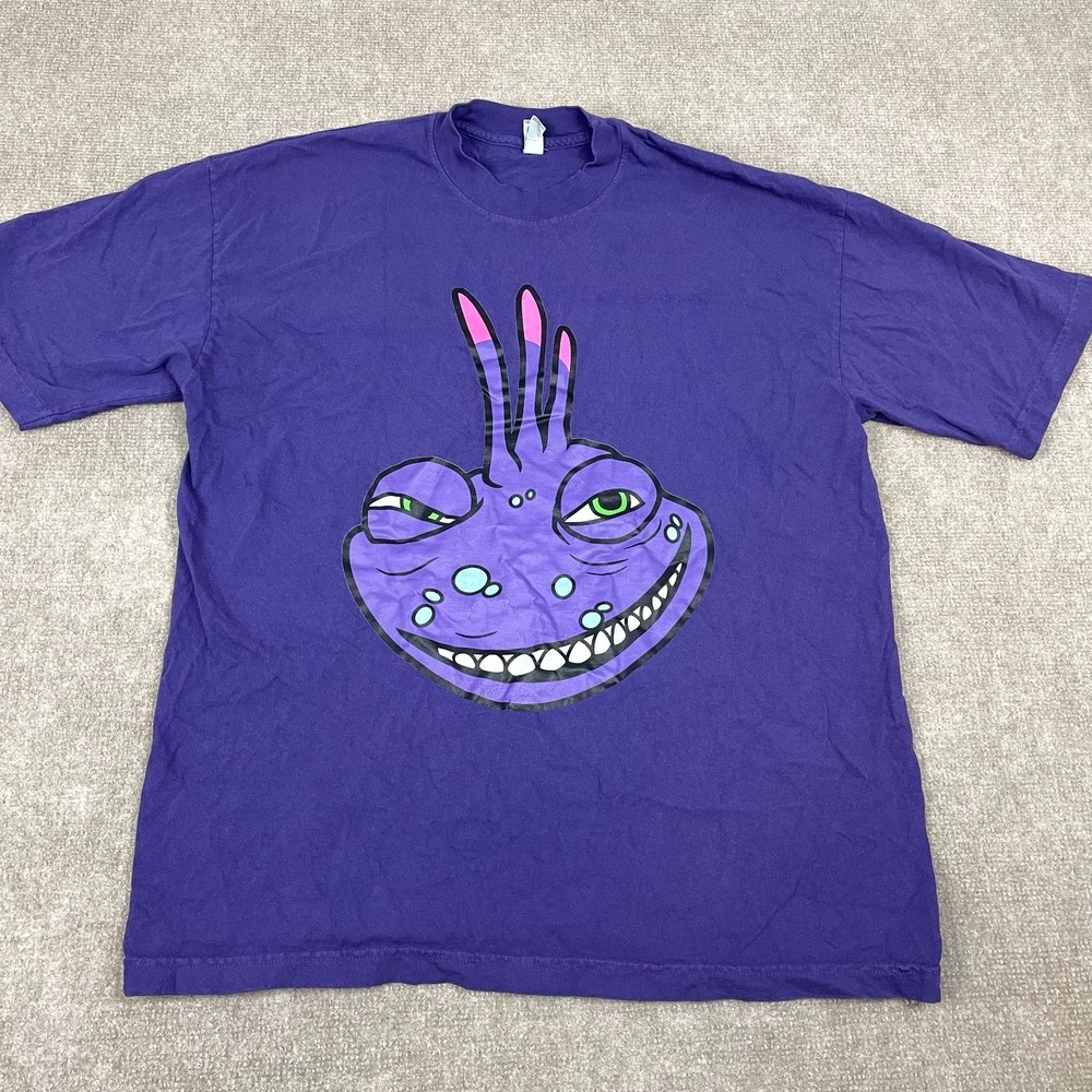 Los Angeles Apparel T Shirt Mens Large Purple Randall Boggs Graphic Cotton USA